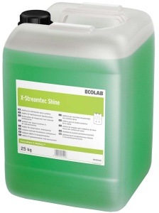 ECOLAB X-Streamtec Shine Geschirrreiniger, Verstärkt die Reinigungsleistung für das maschinelle Geschirrspülen, 25 kg - Kanister