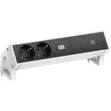 Bachmann Steckdosenleiste 2xSchutzkontakt 0,2 m Weiß 1 St.