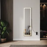 Standspiegel Wandspiegel Ganzkörperspiegel LED Flurspiegel Ankleidespiegel 150cm