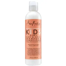 SHEA MOISTURE Coconut & Hibiscus Kids 2-In-1 Curl & Shine Shampoo & Conditioner 236ml 340 g