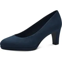 Marco Tozzi Damen Pumps mit Trichterabsatz Vegan, Blau (Navy),