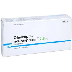 OLANZAPIN-neuraxpharm 7,5 mg Filmtabletten 70 St