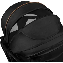 lionelo Kinderwagen 2-in-1 Mari Tour bis 22 kg, Räder: Off-Road Typ, 3D-Panoramalüftung, Steuertasten mit Memory-Funktion, Babytragefunktion - Schwarz