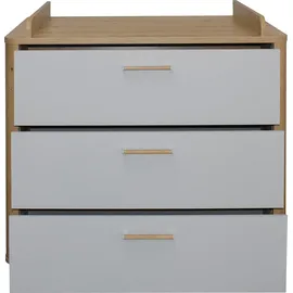 Mäusbacher Wickelkommode Lilly Holzoptik Grau