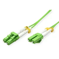 Roline LWL-Kabel 50/125μm OM5, LC/LC, LSOH, Low-Loss-Stecker, grün, 7