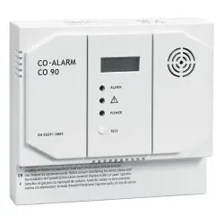 Indexa 22163 Kohlenmonoxidmelder (CO-Alarm), 12V DC, CO-Melder mit Relais CO90-12