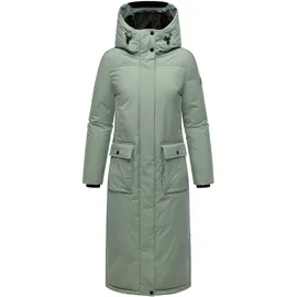 Navahoo Mantel Wolkenfrost XIV mint / schwarz L