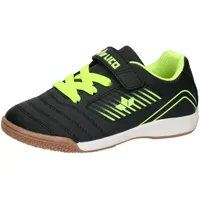LICO Chaska VS Hallenturnschuhe, Schwarz/Lemon, 35 EU