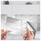 zggzerg Fliesenaufkleber 16/32 Stk Küchen Fliesenaufkleber, 3D Wandpaneele Selbstklebende (16 St)