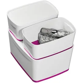 Leitz MyBox Aufbewahrungsbox 38,5 x 31,8 x 19,8 cm 1-tlg. weiß/pink