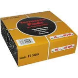 FERAX Terrassenpad 90 x 90 mm schwarz