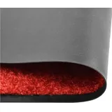 vidaXL Fußmatte Waschbar Rot 60x180 cm