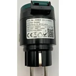 ChiliTec Smart-Home-Steckdose IP44 Schwarz