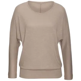 VIVANCE Langarmshirt Damen beige Gr.48/50