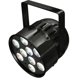 EUROLITE LED PAR-56 HCL Short schwarz Short-Spot mit 10-W-HCL-LEDs (6in1 LEDs)