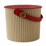 sceltevie Hachiman Aufbewahrungseimer Omnioutil Mini 4 L 4-tlg. beige