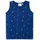 vidaXL Kinder-Tanktop Dunkelblau 116 – Weich & mit coolem Eis-Print - 116