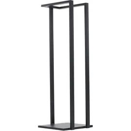 Magnus Kaminholzregal R136B Holz und Stahl 40 x 25 x 120 cm 1 Stück Schwarz