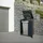 ML-Design Mülltonnenbox 1er für 1 Tonne 240L 68x80x116,3 cm, Anthrazit-Rostoptik, Stahl/Cortenstahl,
