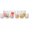 Nachtmann Gläserset, Klar, Glas, 12-teilig, Grüner Punkt, Made in Germany, Essen & Trinken, Gläser, Gläser-Sets