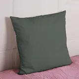 Pizuna Luxuriöser Soft-Satin 2er Pack Kissenbezug 80x80 cm Anthrazit Grau, 800 Fadenzahl Baumwolle Quadratisch Kissenbezüge, 100% Langstapel Baumwolle Nur Kissenbezug, 80x80 cm Mako Satin