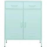 vidaXL Aktenschrank 80 x 35 x 101,5 cm Minzgrün