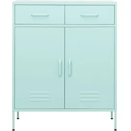 vidaXL Aktenschrank 80 x 35 x 101,5 cm Minzgrün
