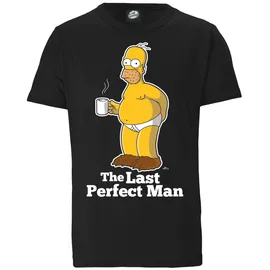 LOGOSHIRT "The Simpsons", Jungen, Gr. XS, schwarz, 100% Baumwolle, bedruckt, normal, Rundhals, Shirts T-Shirt, mit lizenziertem Originaldesign