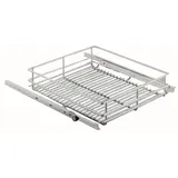 livingpoint24 Teleskopauszug Kesseböhmer Schrankauszug max 15kg, Küchenausauszug 60cm Schrank