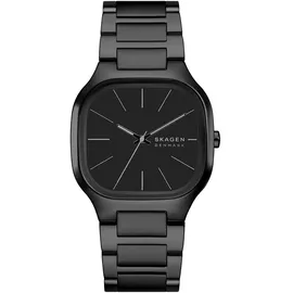 Skagen Herren Analog Quarz Uhr mit Edelstahl Armband SKW6935