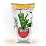 Blähton Tongranulat Zimmerpflanzen - 0,5 l - Pflanzgranulat Ideal für Drainage und Hydrokultur - Tongranulat für Topf - Blaehton Deko - Pflanzen Granulat - Orchideen übertopf (4-8 mm, Rot Intensiv)