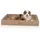 Knuffelwuff Hundebett Austin XL 105 x 80 cm braun/beige