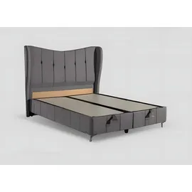 xl moebel gmbh s Boxspringbett Elegantes Kopfteil für maximalen Komfort und Stil - Grau