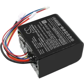 Techtek Akku für Roborock BCR-1P6S-4000DHS 4000 mAh Schwarz