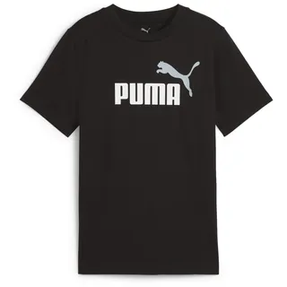 Puma Jungen Ess 2 Color No.1 Logo T-Shirt 01 - Puma Black, 152