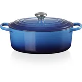 Le Creuset Signature Bräter oval 29 cm azure