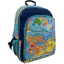 Pokémon Rucksack Schulrucksack 35x16x43cm mit Seitentaschen