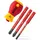 Wiha Bit-Schraubendreher slimVario electric Stubby 4-tlg. PH2 gelb/rot