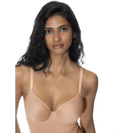 MEY BH-Hemd "Joan", Damen, Gr. 85, Cup A, beige (cream tan), Single Jersey, Obermaterial: 50% Viskose, 46% Polyamid, 4% Elasthan, unifarben, BHs BH-Hemd, atmungsaktiv und super leicht, mit Bügeln, Full-Cup