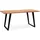 KADIMA DESIGN Executive Desk 200 x 76 x 100 cm goldbraun-schwarz