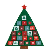 Onshop24.eu Adventskalender Filztannenbaum mit 24 Täschchen