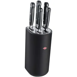 Wesco Loft Messerblock inkl. Messer - Schwarz matt