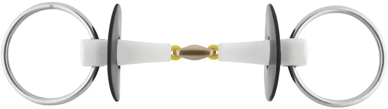 Sprenger Nathe Wassertrense, doppelt gebrochen, 18 mm, mit Sensogan Mittelstück, Thermoplastik