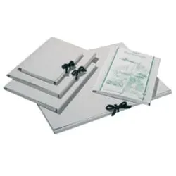 FOLIA Zeichenmappe mit Band 50x70 cm 6907 Graupappe