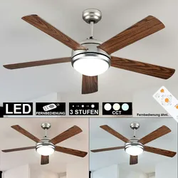 LED Decken Ventilator FERNBEDIENUNG Tageslicht Leuchte Timer Luft Kühler Lampe V-TAC 7913