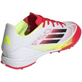 adidas F50 League TF Herren Cloud White/Core Black/Solar Yellow 46