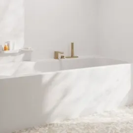 Hansgrohe Tecturis E 3-Loch Einhebel-Wannenrandmischer, mit sBox, Brushed Bronze