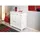 Interlink Sideboard 88 x 87 x 43 cm Weiß