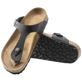 Birkenstock Gizeh Naturleder geölt schwarz 37