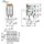 WAGO 2604-3106 Printklemme 4mm2 Polzahl 6 1St.